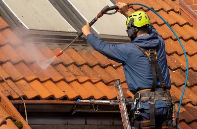 Démoussage et hydrofuge de toiture à Touche